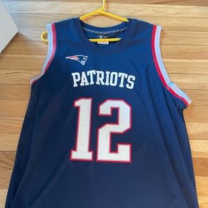 TOM BRADY PATRIOTS NIKE BASKETBALL JERSEY. SIZE XL. WORN ONCE